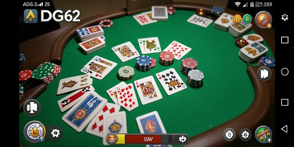 Tampilan gameplay seru di ADG62 dengan pemain bersaing.