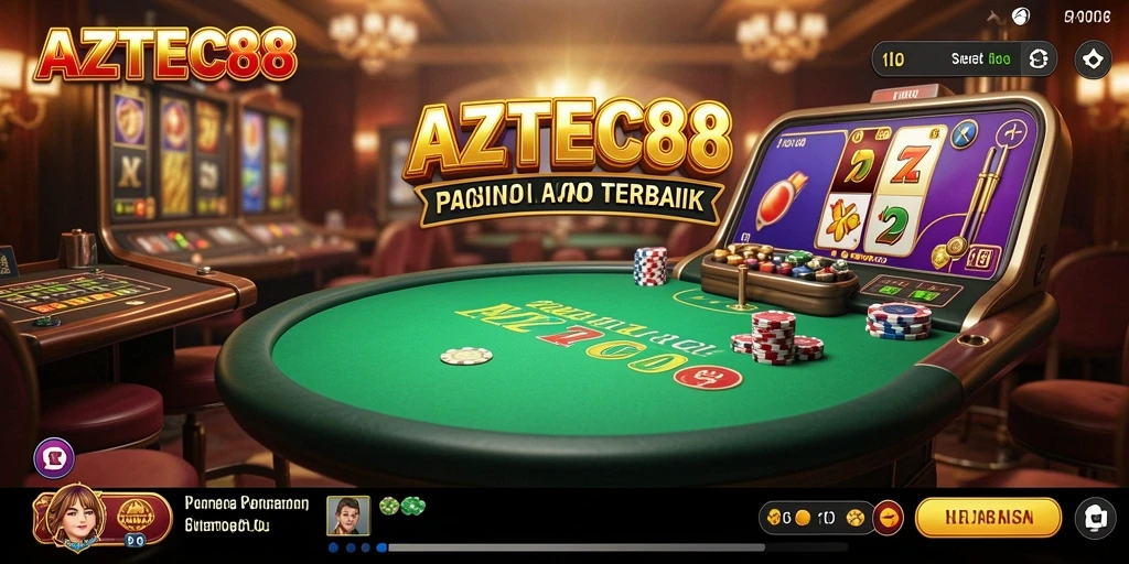 Tangkapan layar gameplay AZTEC88 yang menunjukkan keseruan permainan Kasino.