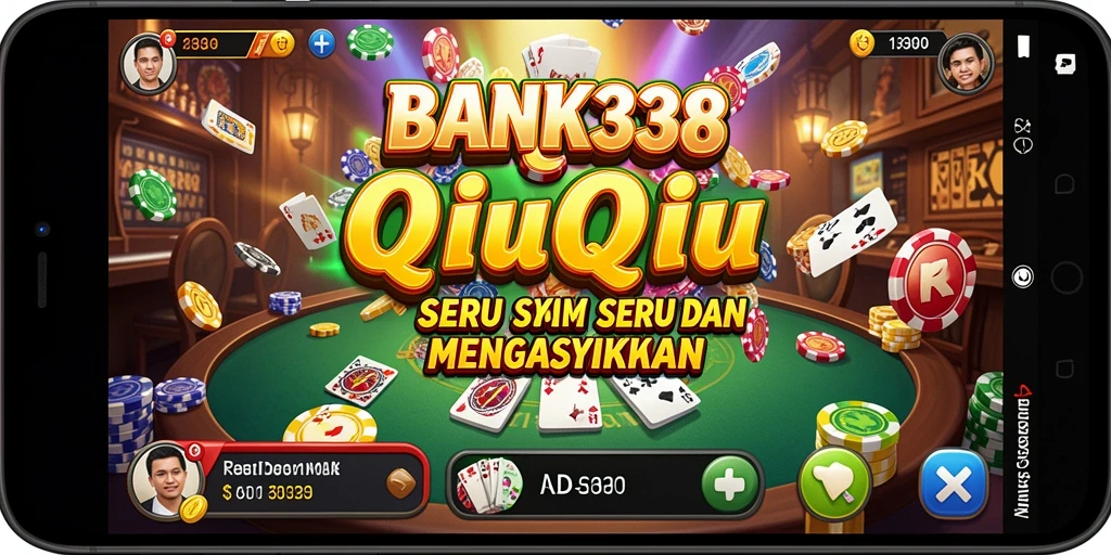 Tampilan seru gameplay QiuQiu di BANK338.