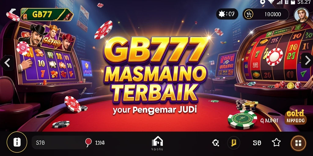 Screenshot utama GB777 menampilkan aksi seru dalam permainan Kasino.
