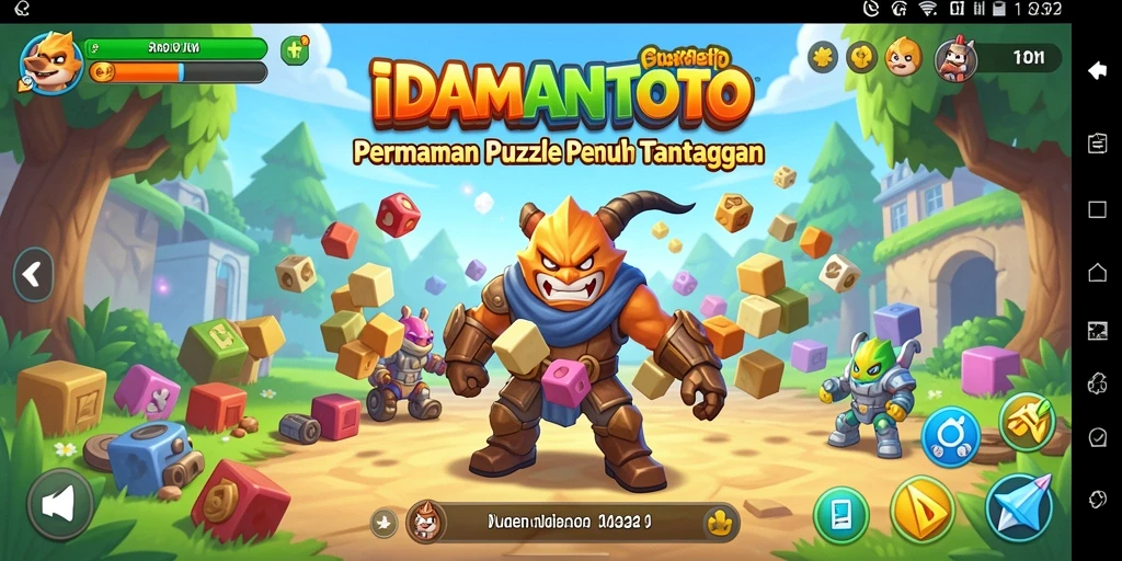 Tampilan gameplay IDAMANTOTO yang seru dan menantang dalam kategori Puzzle.