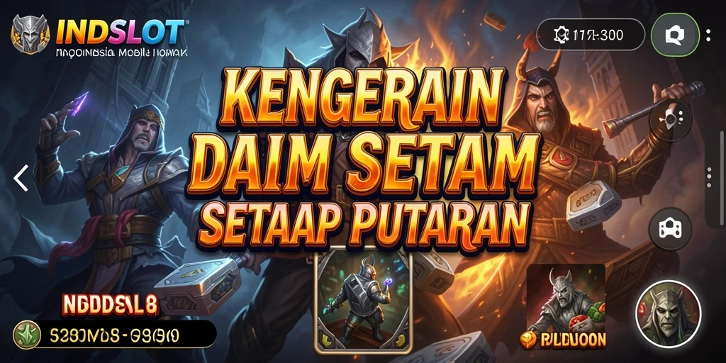 Tangkap momen menegangkan dari gameplay horror INDSLOT.