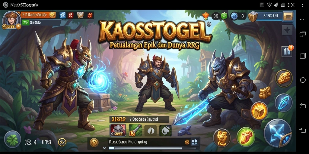 Tampilan gameplay KAOSTOGEL yang menarik dan penuh aksi.