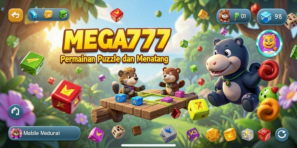 Screenshot utama MEGA777 menampilkan gameplay Puzzle yang menantang dan menarik.