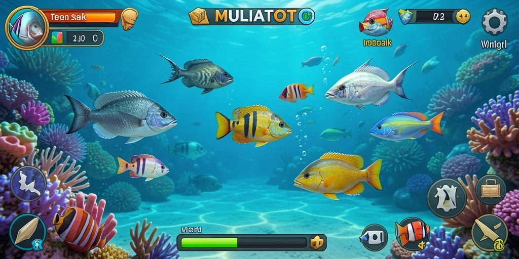 Tampilan gameplay menarik dari MULIATOTO yang penuh warna.