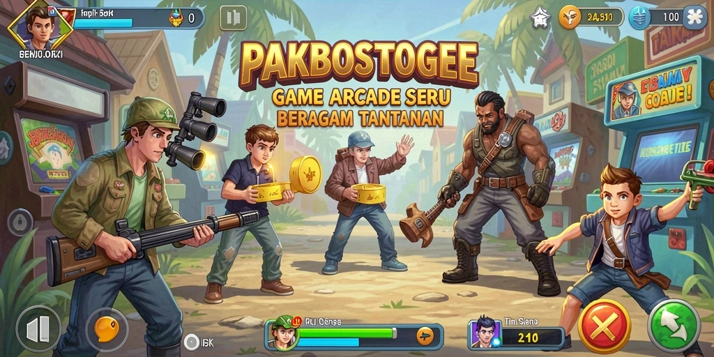 Screenshot gameplay PAKBOSTOGEL yang penuh aksi dan tantangan.