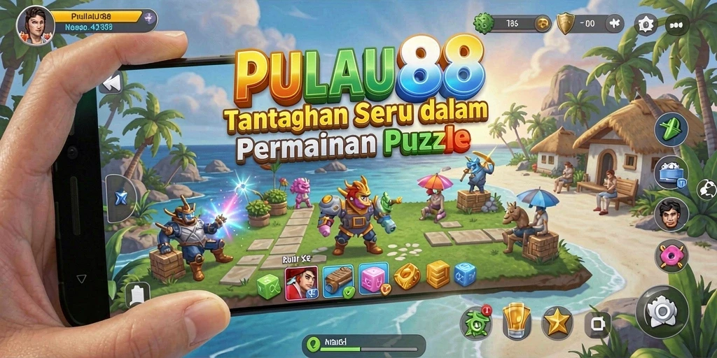 Tampilan visual menarik dalam gameplay PULAU88 yang menantang.