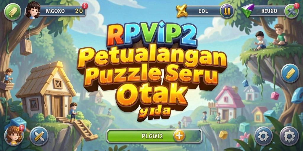 Screenshot gameplay menunjukkan tantangan puzzle menarik di RPVIP2.