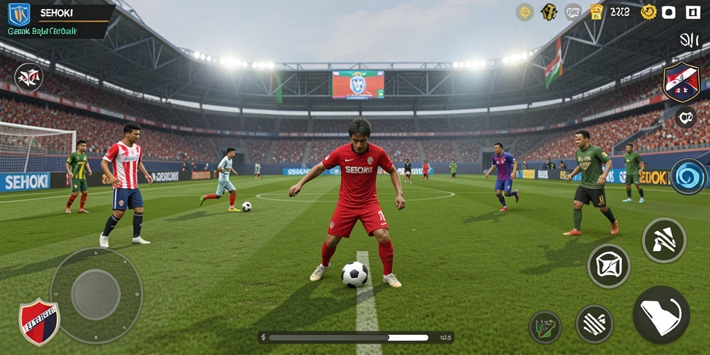 Tampilan gameplay SEHOKI yang mendebarkan dan penuh aksi.