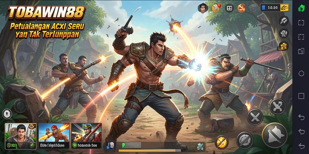 Gameplay seru dan mendebarkan di TOBAWIN88.